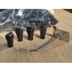 Стоплок на гачок d6мм (чорний)